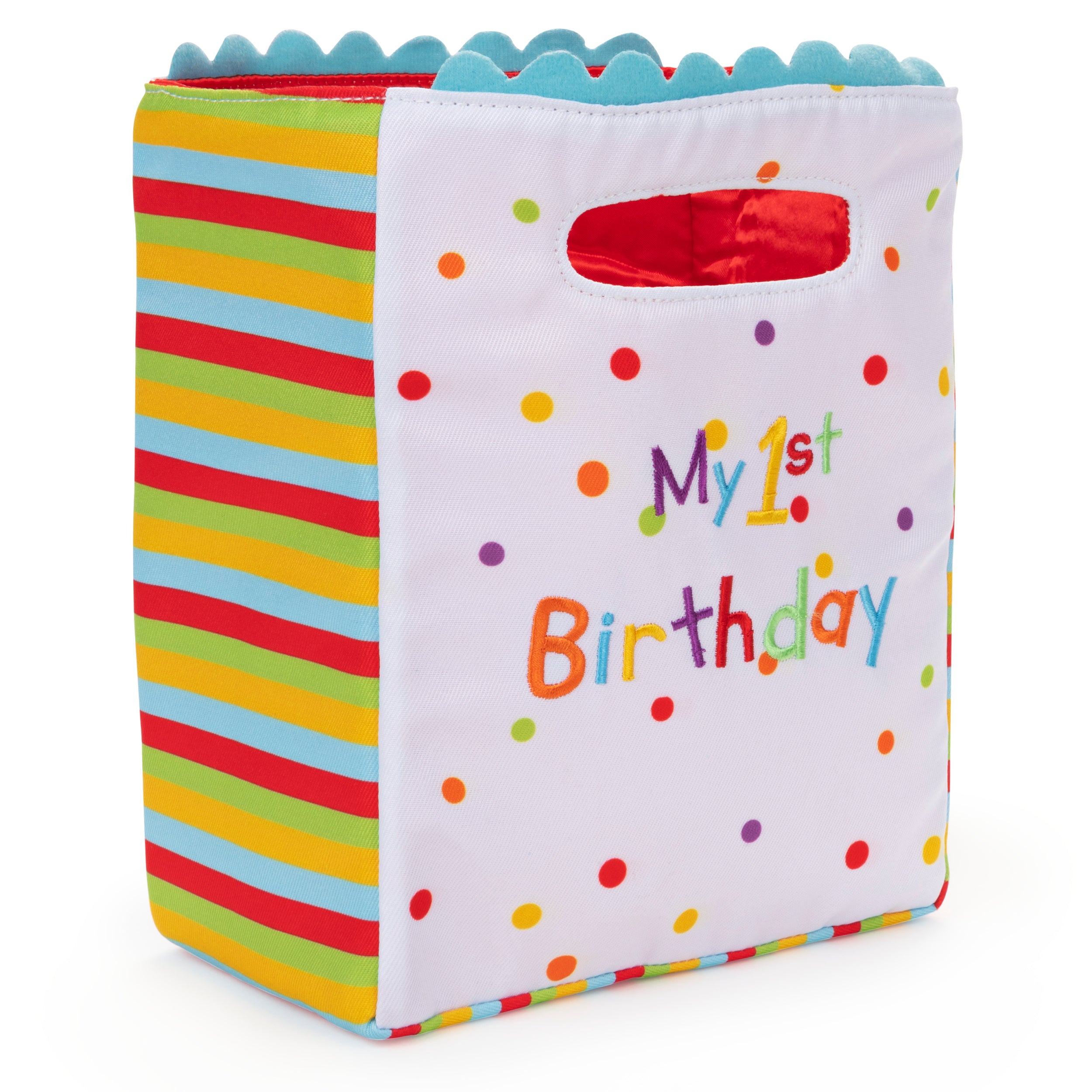 Baby GUND, My First Birthday-Themed 5-Piece Plush Playset, Sensory Toys for Babies, 8”