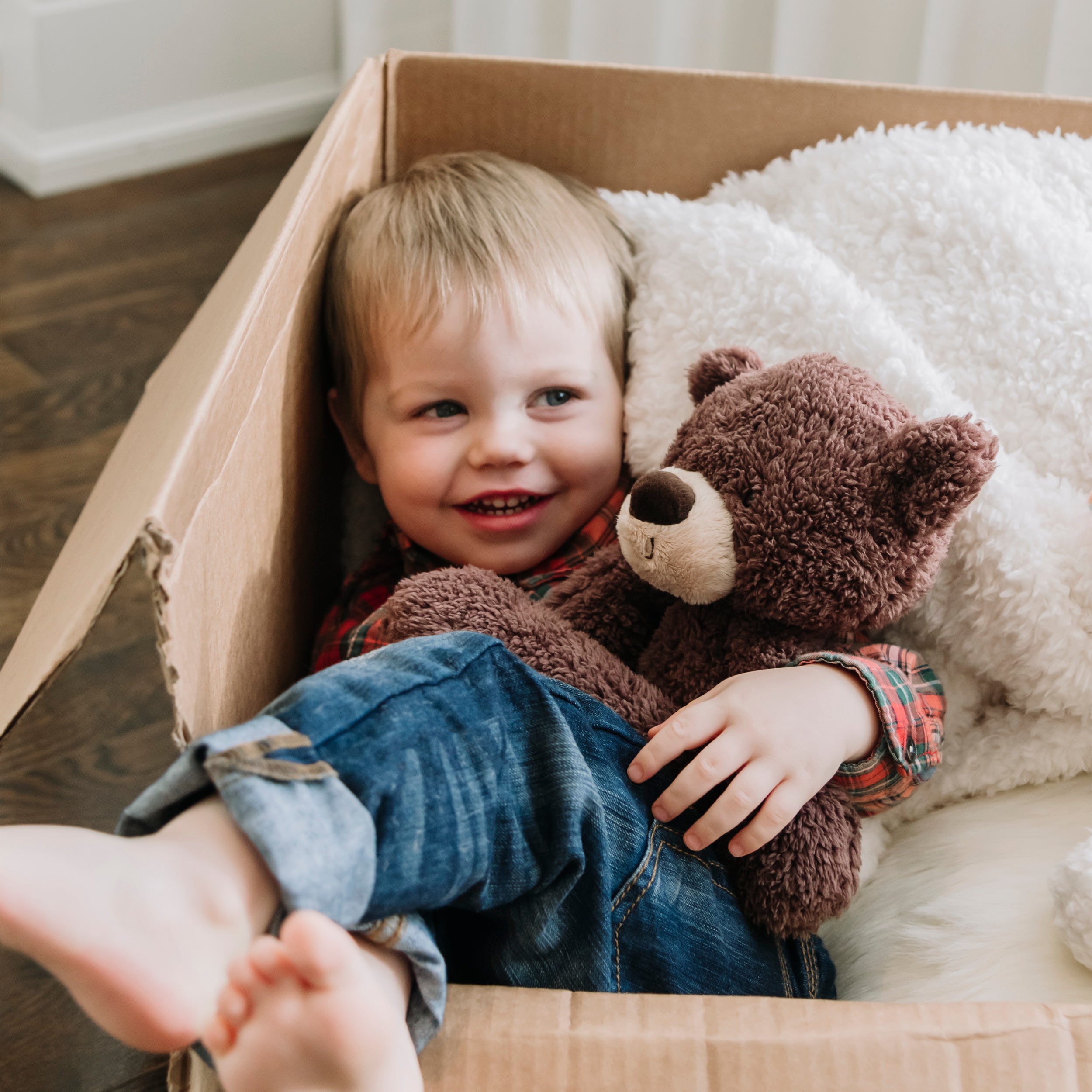 GUND Fuzzy Teddy Bear, Premium Stuffed Animal for Ages 1 and Up, Chocolate Brown, 13.5”