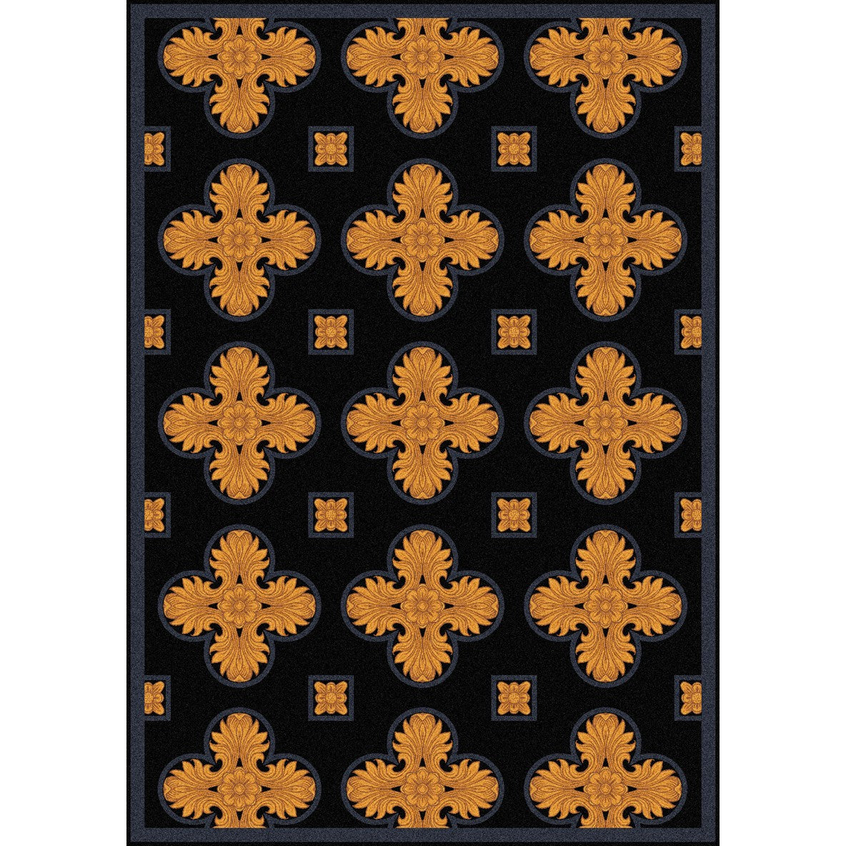 Tivoli 3'10" x 5'4" area rug in color Black