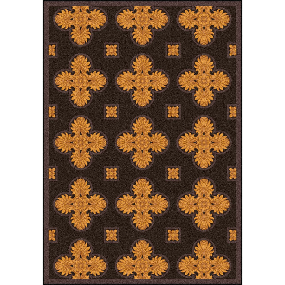 Tivoli 10'9" x 13'2" area rug in color Brown