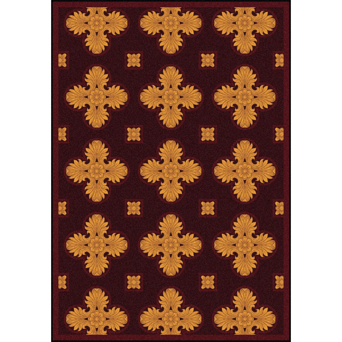 Tivoli 5'4" x 7'8" area rug in color Burgundy