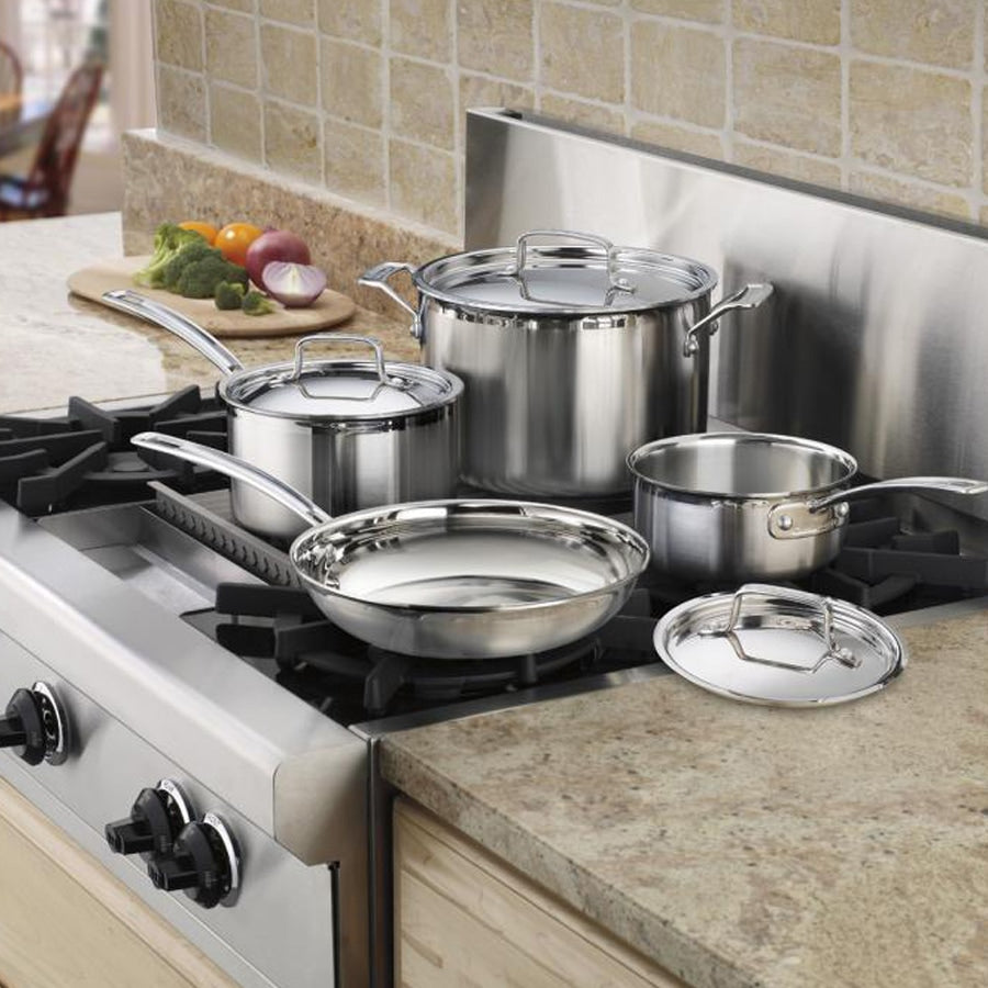 MultiClad Pro Triple Ply Stainless Cookware 7 Piece Set