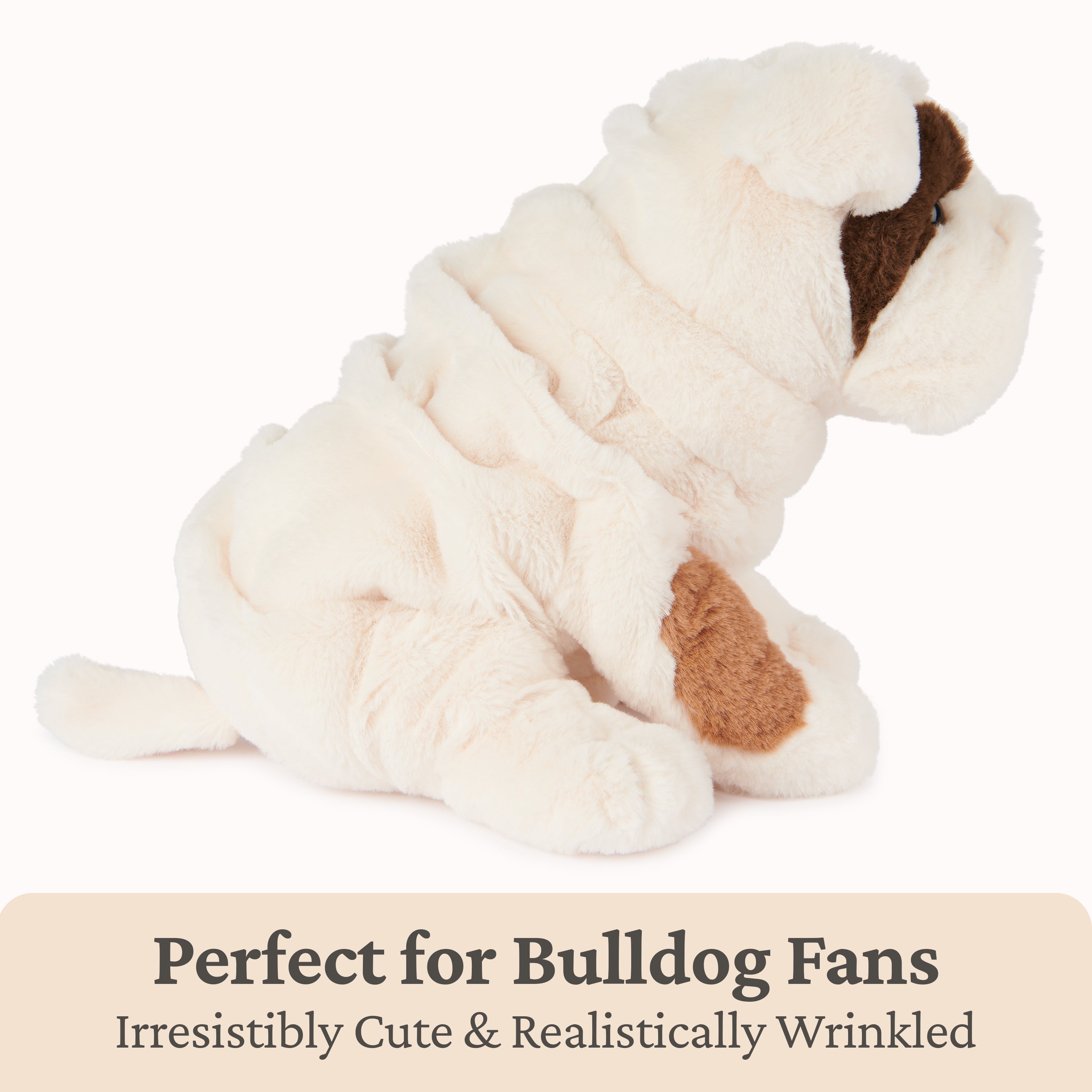 GUND Toast Bulldog Puppy Plush, Stuffed Animal Dog for Ages 1 and Up, 10”, Brown/White