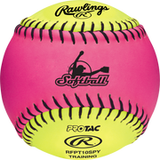 Rawlings 10-Inch Optic Pink/Optic Yellow Indoor Soft Training Ball