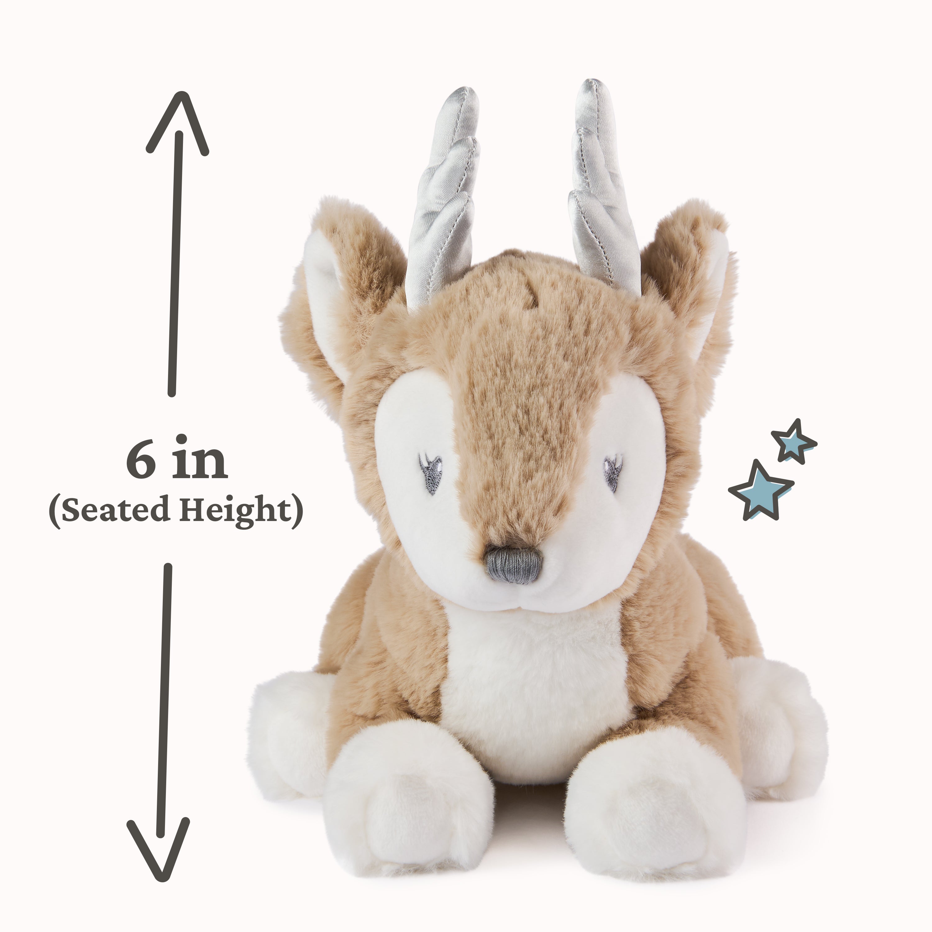 Baby GUND Maple Deer Plush, Stuffed Animal for Babies and Toddlers, Brown, 10”