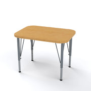 Rectangle Desk, Small, Tall, Maple, Maple, 21-30"H x 27"W x 20"D