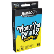 Would You Rather? Prove It Jumbo Card Game| 2-4 Player Party Game | Family Board Game | Funny Gifts| Fun Games for Adults and Kids Ages 8 and up