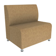 Pro Series Rustic Upholstered Connect Chair - Pecan