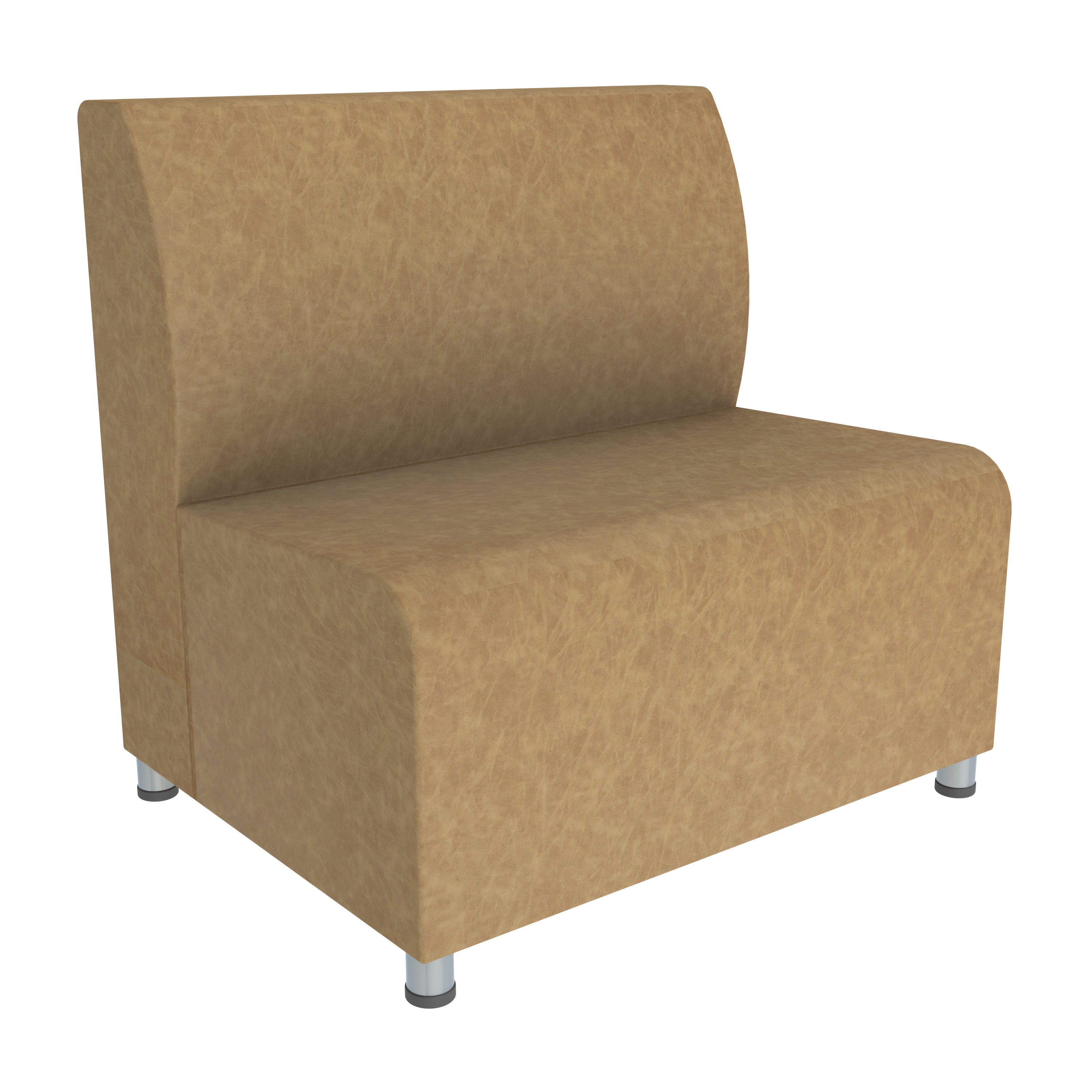 Pro Series Rustic Upholstered Connect Chair - Pecan