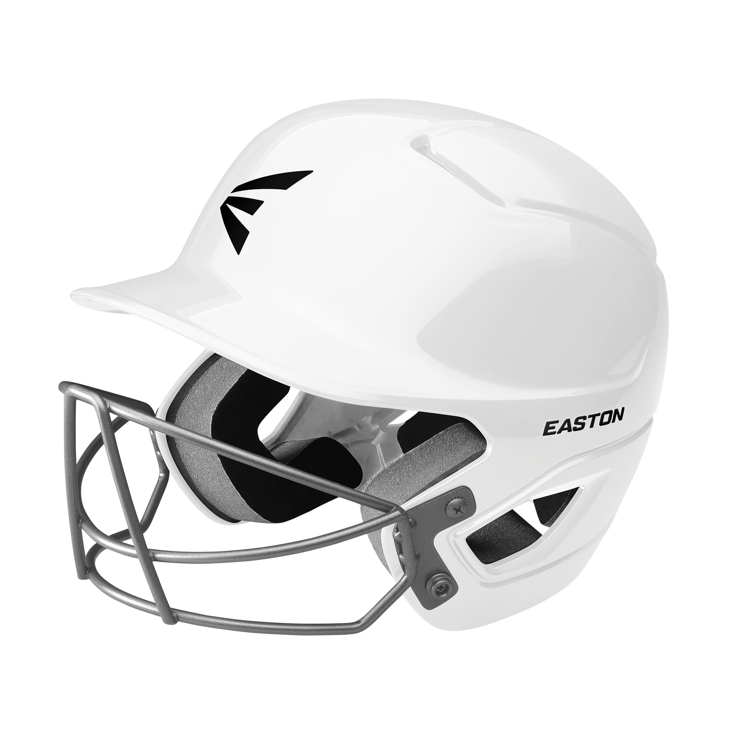 Easton Alpha With Baseball/Softball Mask 3.0 Large/Xlarge Batting Helmet - Large/Extra Large - White