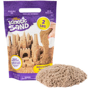 Kinetic Sand, 2lb Brown Play Sand, Moldable Sensory Toys for Kids, Resealable Bag Packaging May Vary, for Ages 3 and up