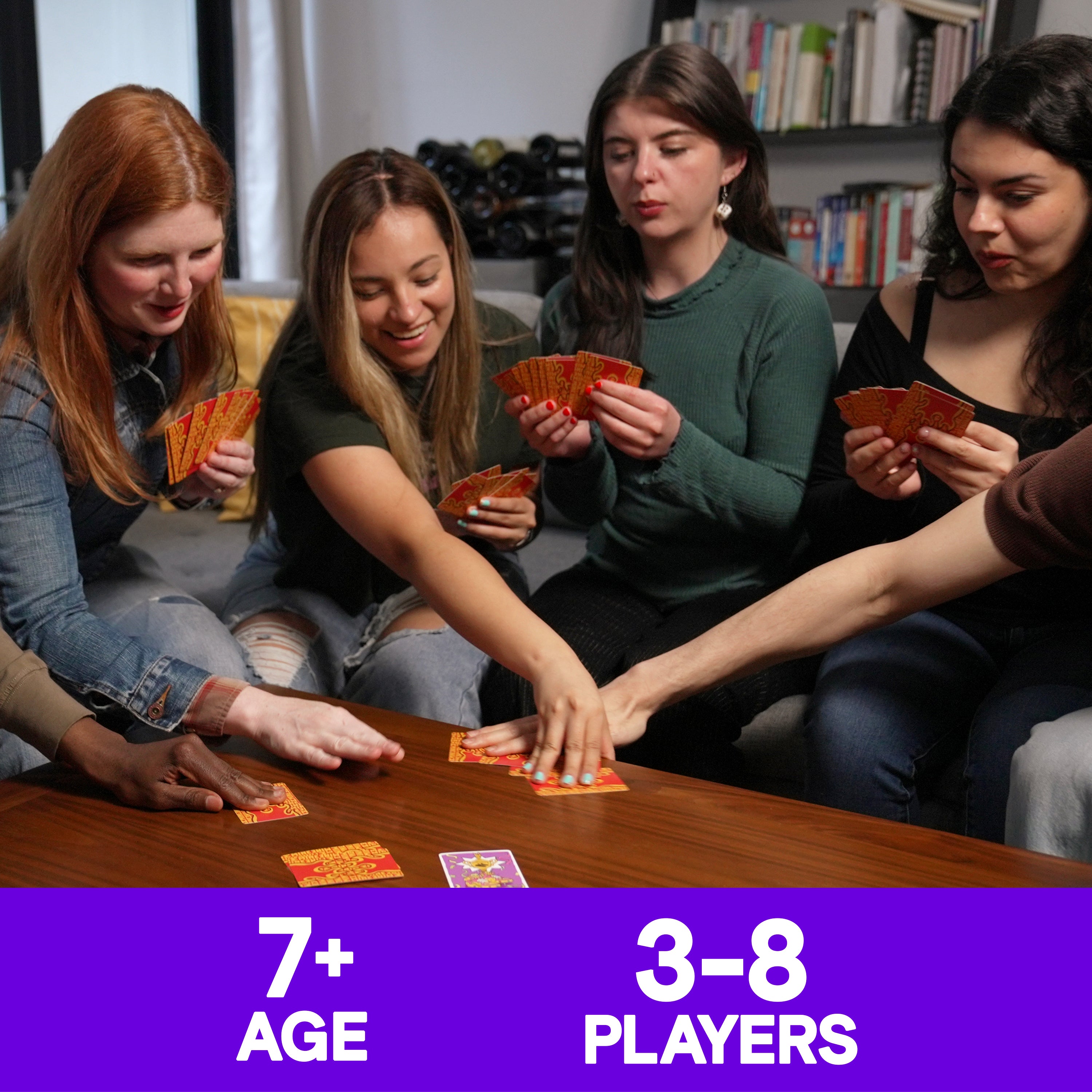 Spin Master Games, Mine Mine Mine The Card Game: A Fast-Paced Card Collecting Battle, Fun Activity for Teens, Adults & Family Game Night, 3-8 Players, for Ages 7 & Up