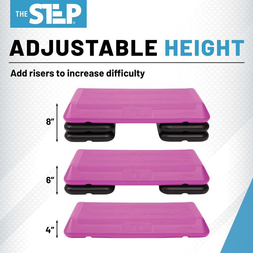 The Circuit Step Pink/Black (4 Risers) New