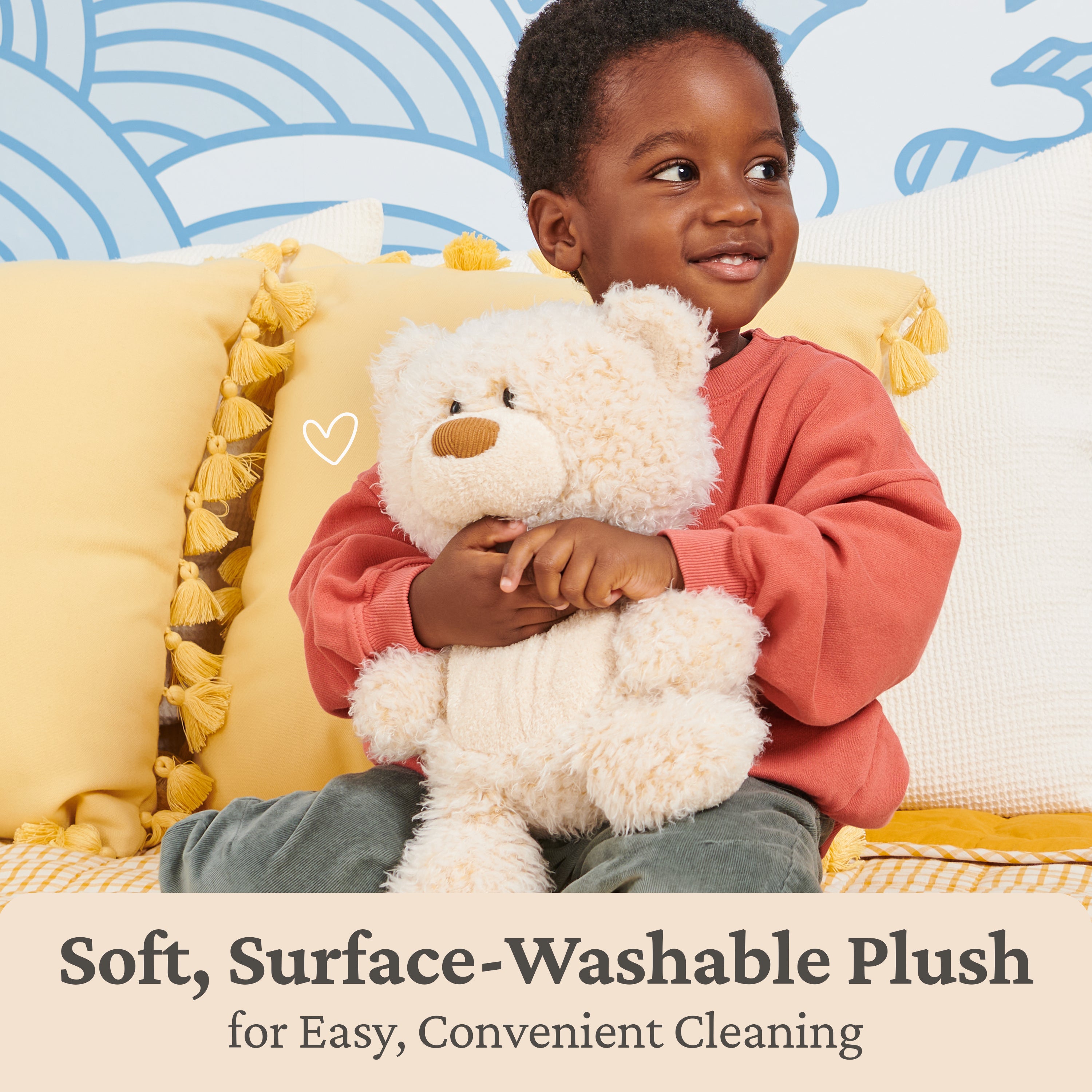 GUND Bubbles Teddy Bear Stuffed Animal, Premium Bear Plush Toy for Ages 1 and Up, Cream, 10”