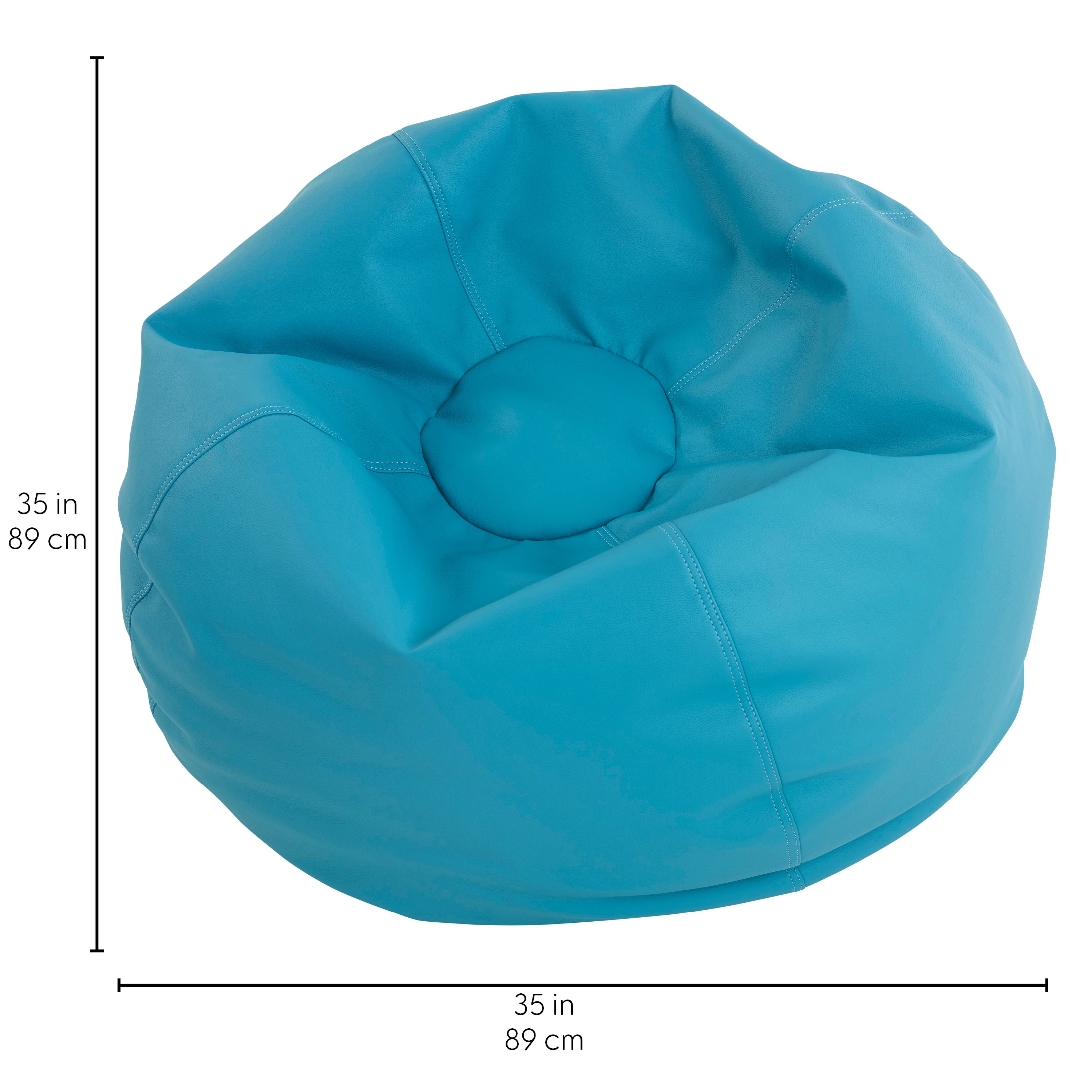 SoftScape Classic 35" Standard Bean Bag - Teal