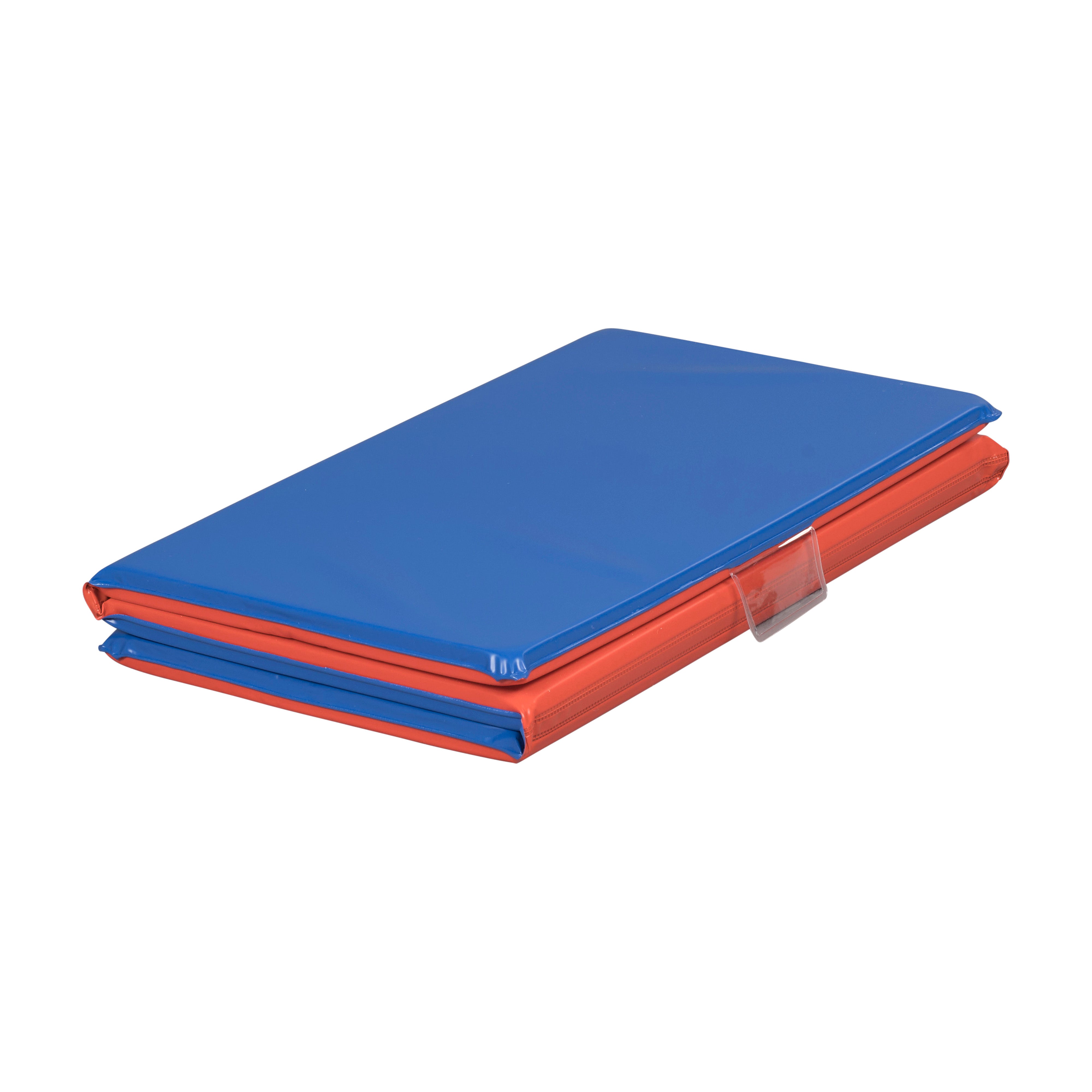 Premium Folding Rest Mat 3-Section 1in 5-Pack - Blue/Red