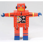 Giant Wooden Robot- Red