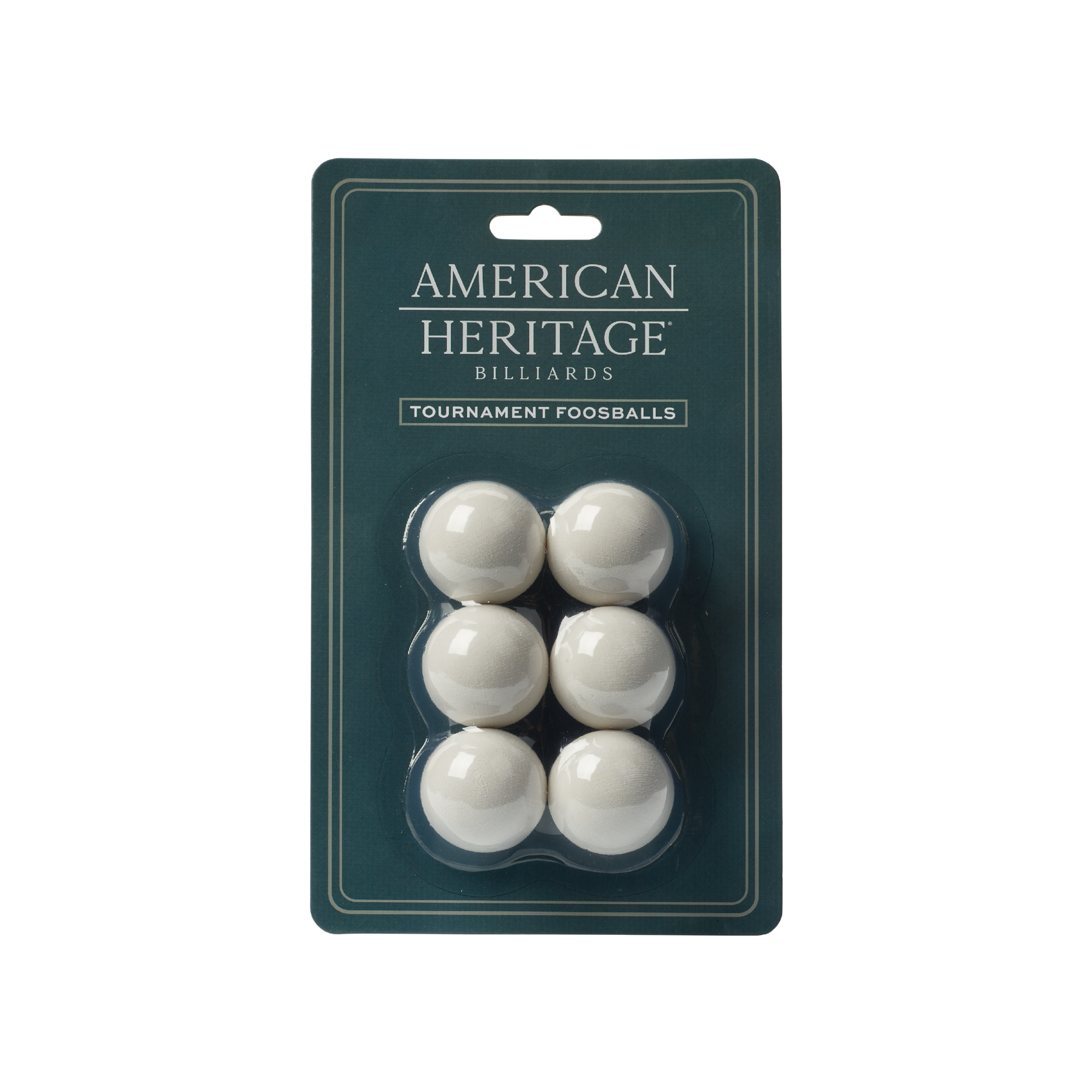 American Heritage® Foosballs 6 pack
