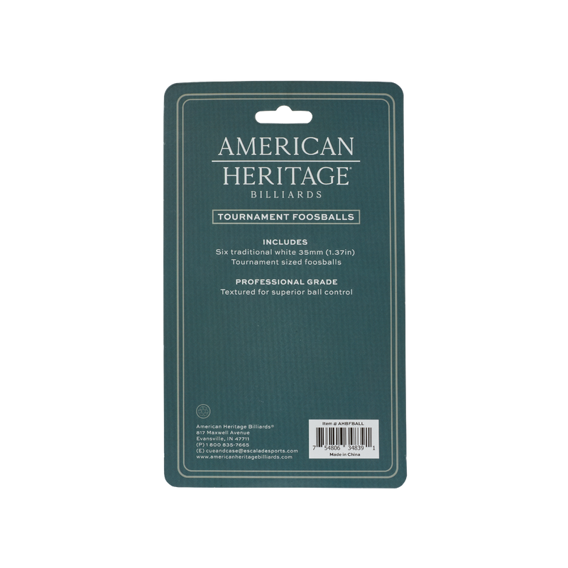 American Heritage® Foosballs 6 pack