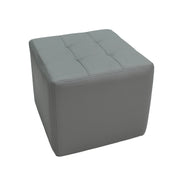 Tufted Square Ottoman 16" Height - Gray