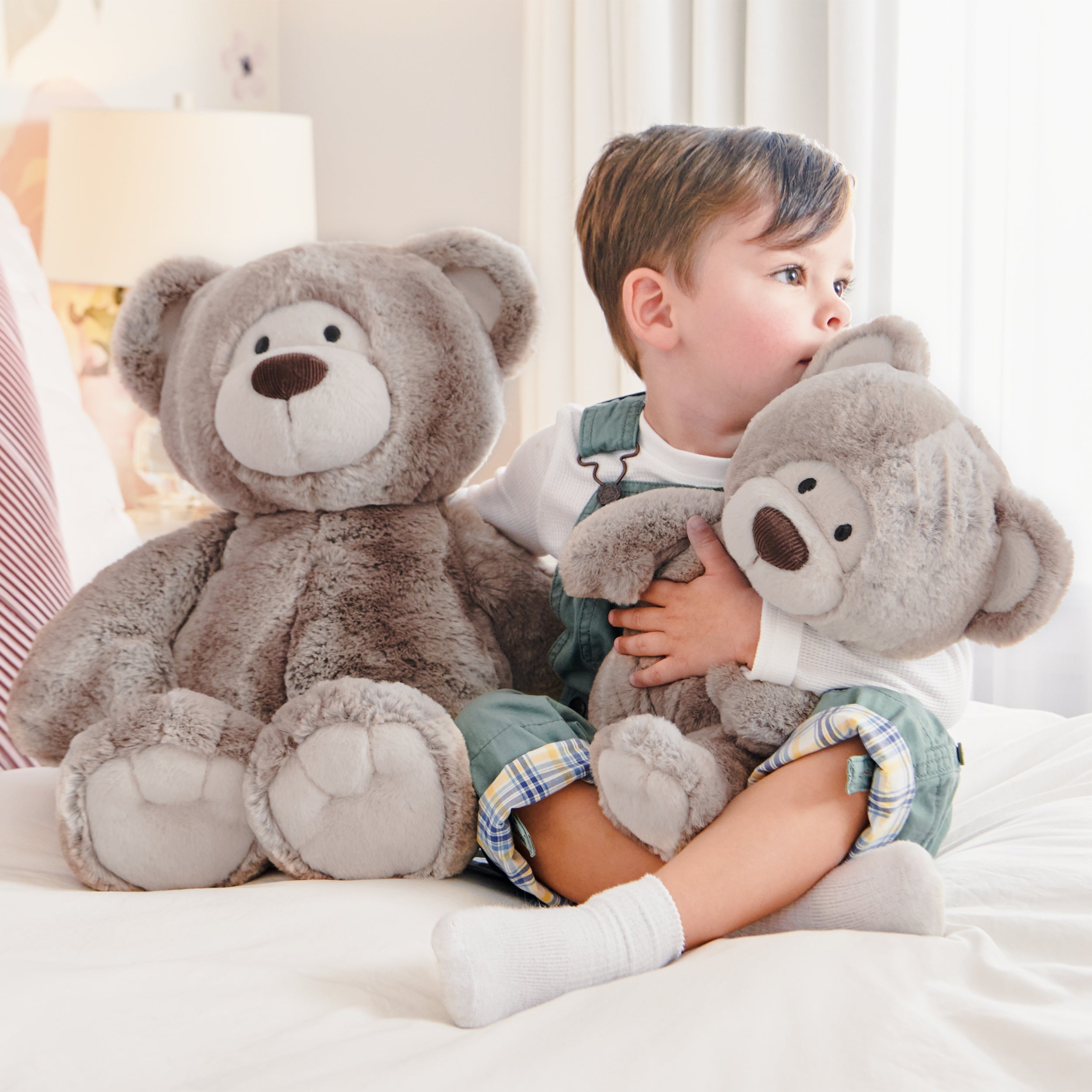 GUND Mukki Teddy Bear, Premium Stuffed Animal for Ages 1 and Up, Brown/Cream, 10"