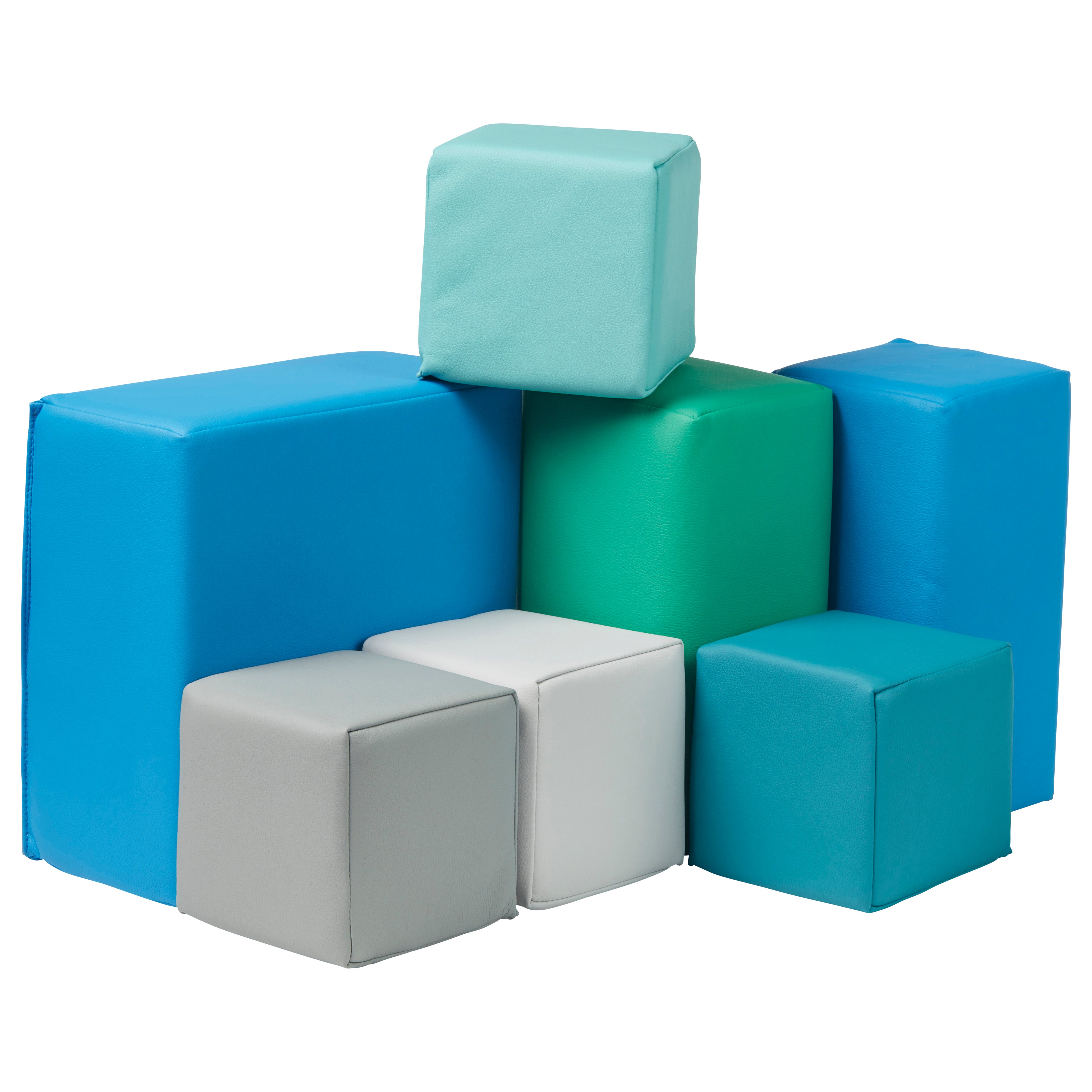 SoftZone Toddler Foam Blocks 7-Piece - Contemporary