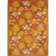 Trade Winds 3'10" x 5'4" area rug in color Coral