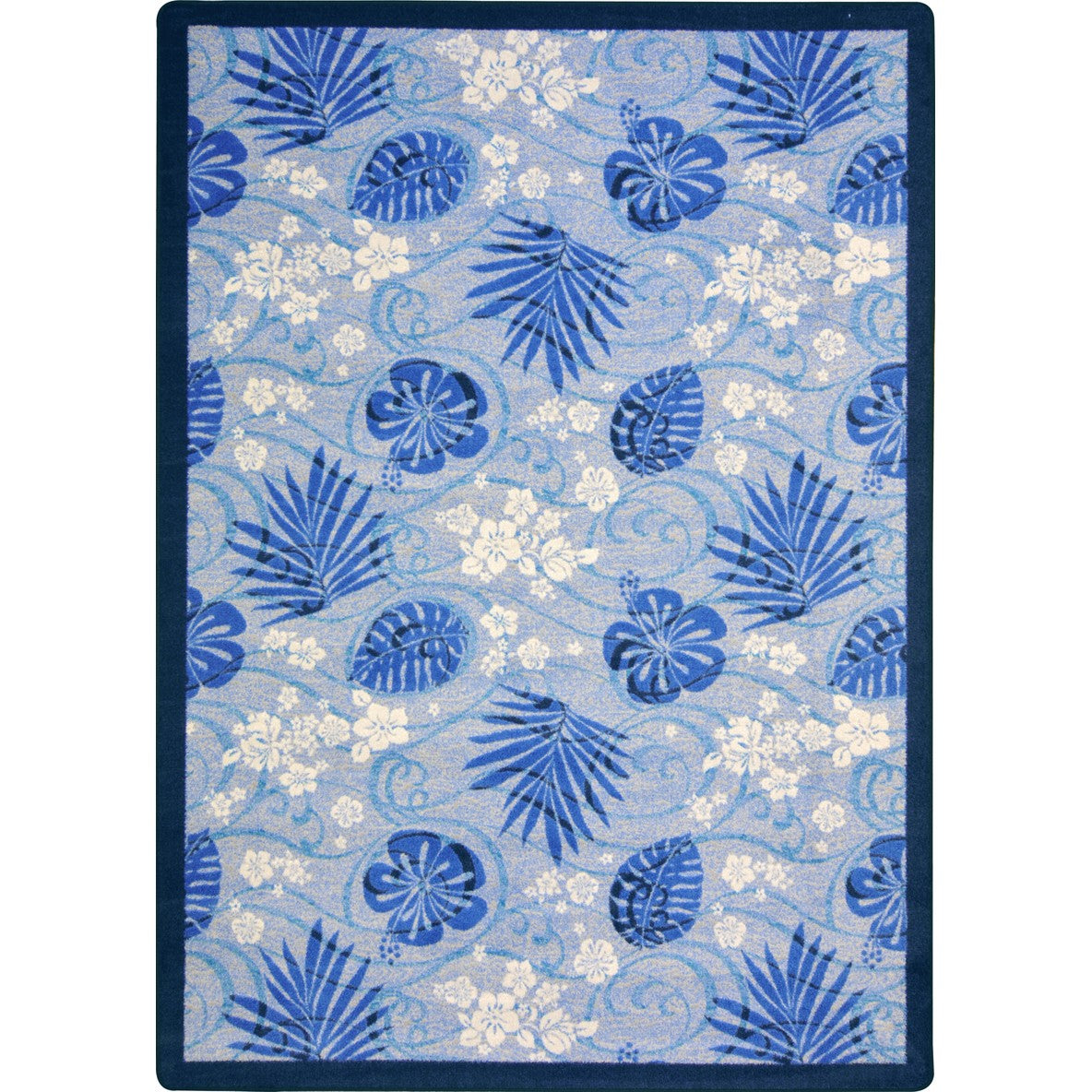 Trade Winds 3'10" x 5'4" area rug in color Indigo