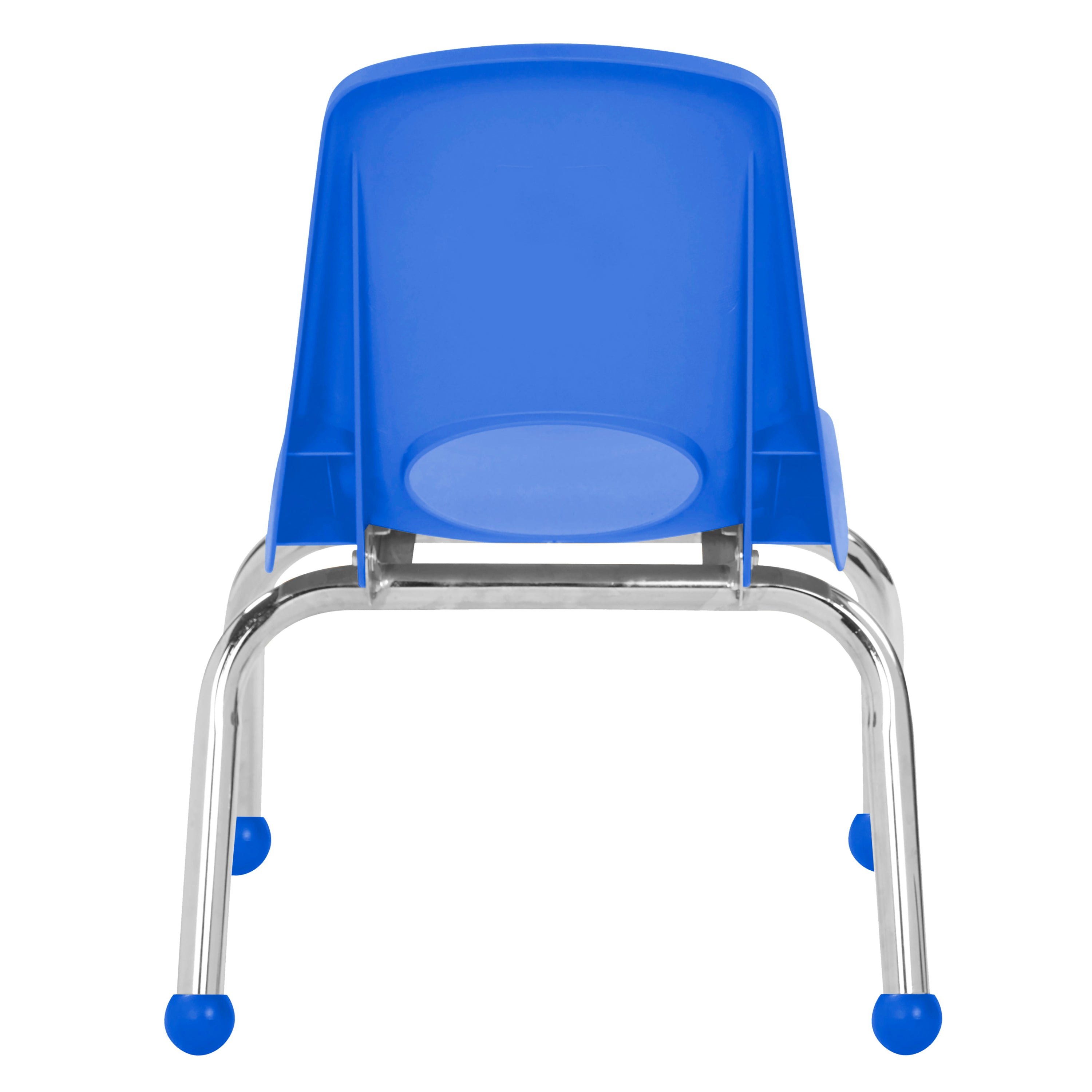 10" Stack Chair with Ball Glides - Blue