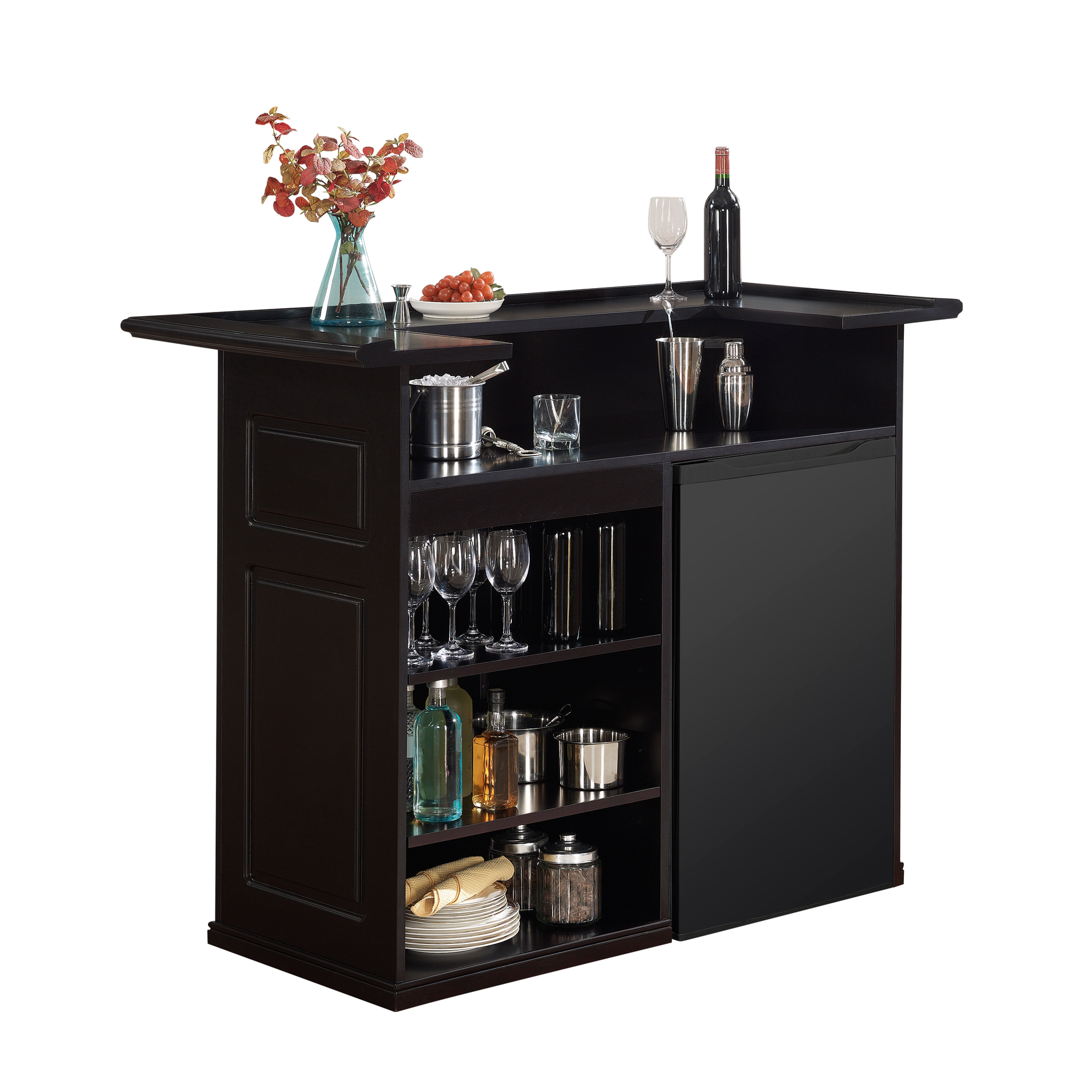 American Heritage® Trenton Home Bar (Black)