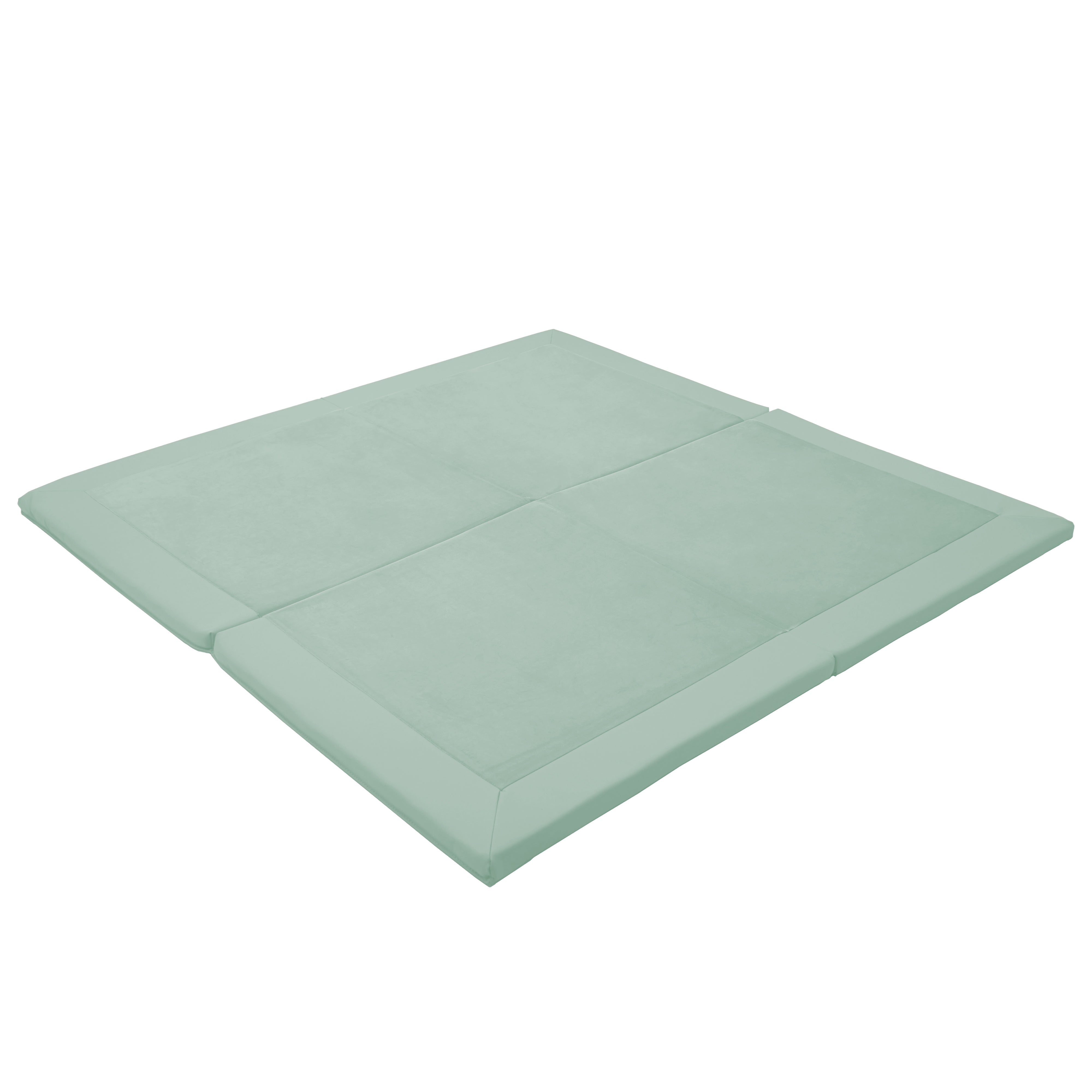 SoftScape Two-Texture Space Saver 4-Fold Toddler Activity Mat - Aloe