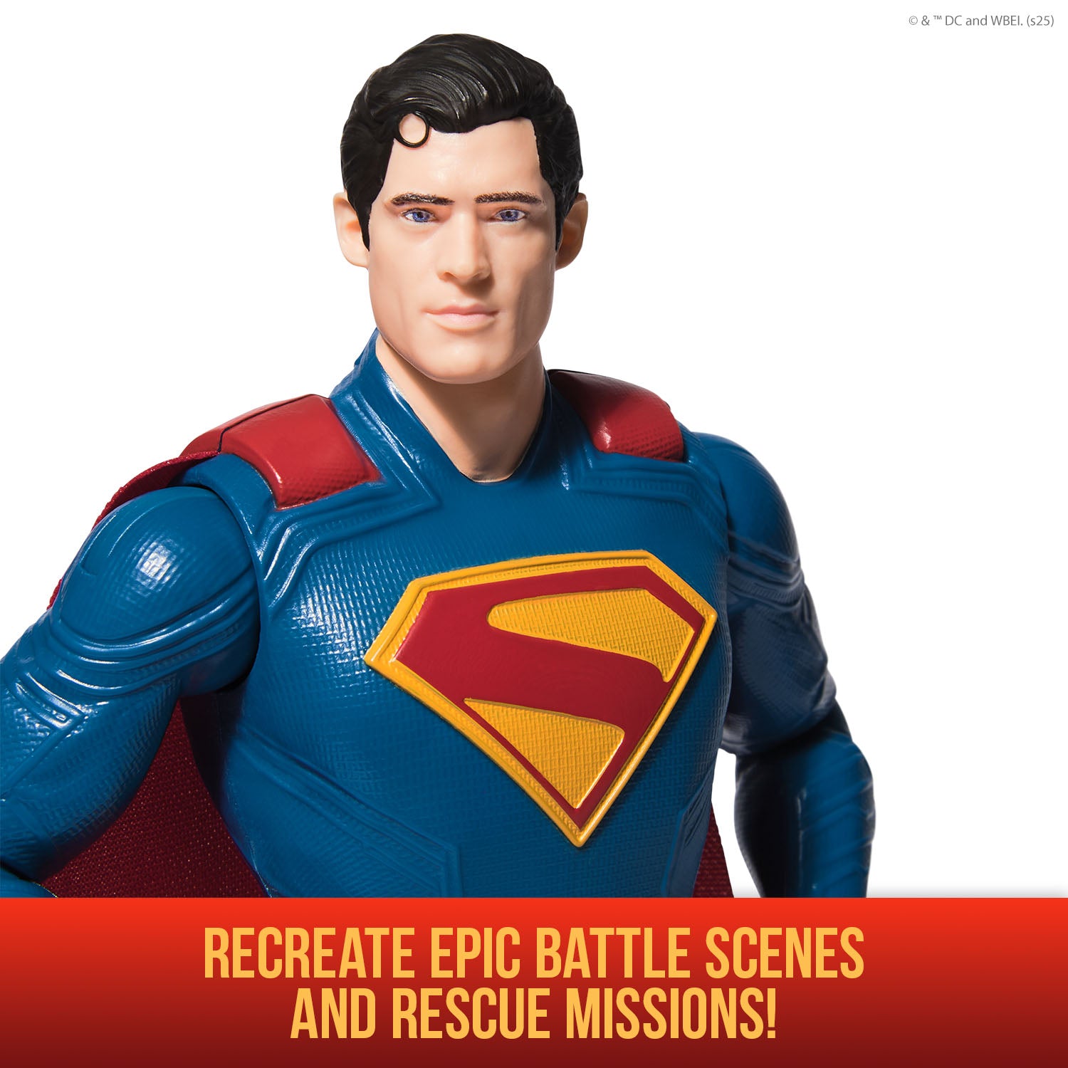 DC Comics, SUPERMAN 12-inch Superhero Action Figure, For Ages 4 and up Styles May Vary