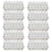Test Tube Rack, 21-Hole Rack for Up to 20mm Tubes, Pack of 10
