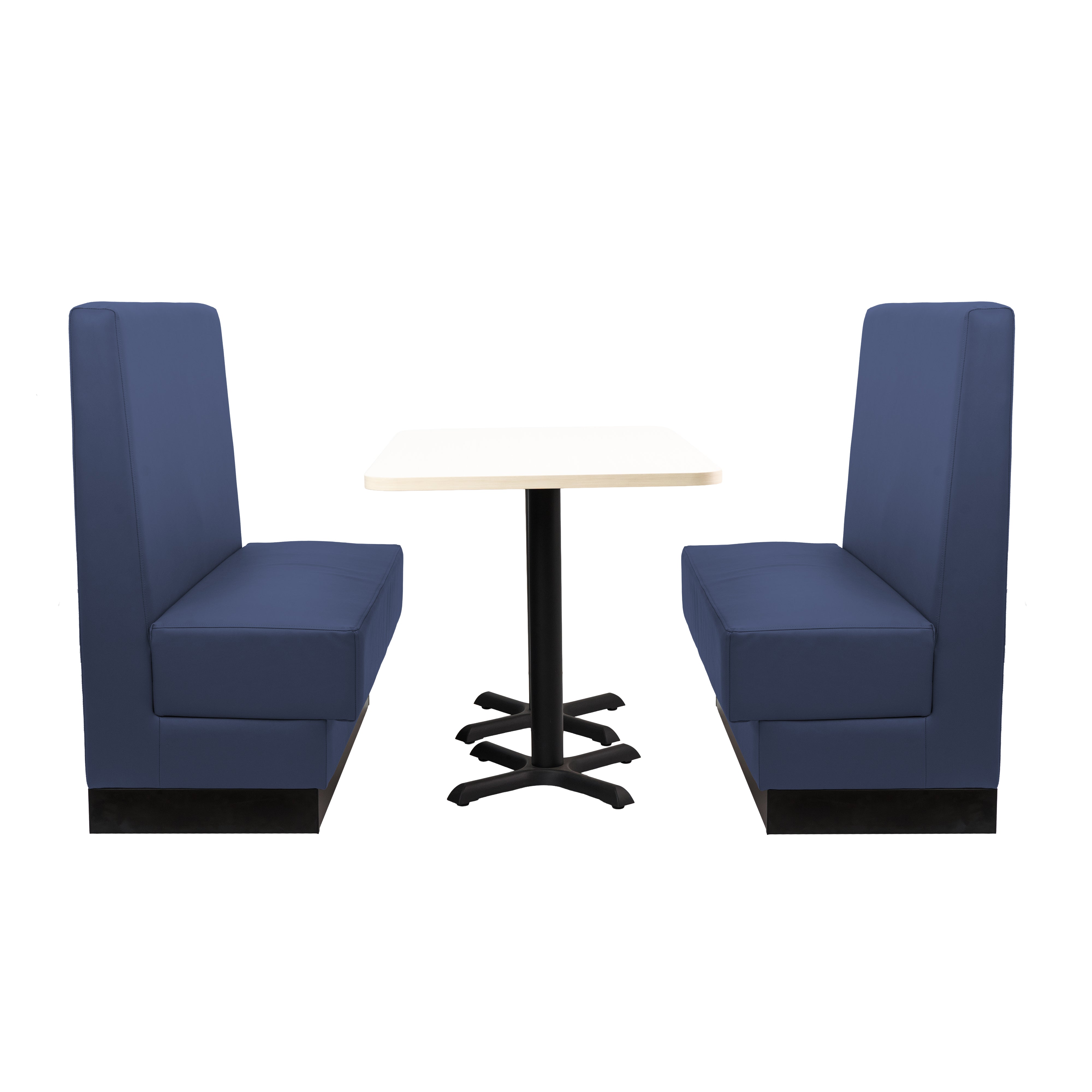 Pro Series Single-Sided Restaurant Booth Seating - Navy