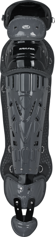 Rawlings Velo 2.0 Adult Catchers Leg Guards - Black/Graphite