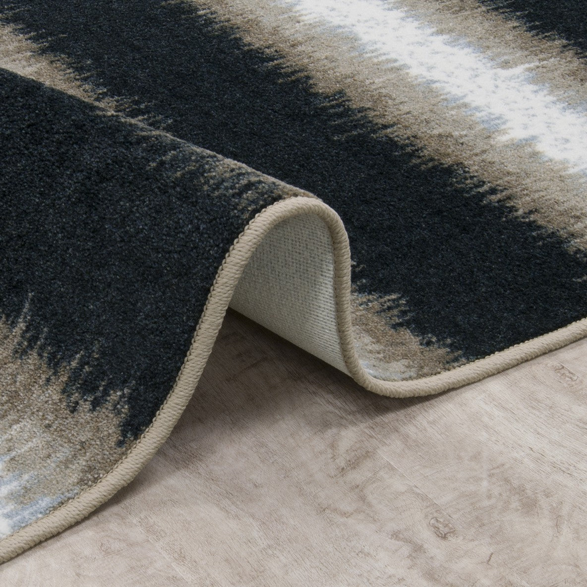 Tuned Out 10'9" x 13'2" area rug in color Onyx