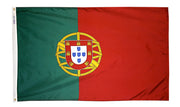 Portugal Flag 4x6 ft. Nylon SolarGuard Nyl-Glo 100% Made in USA to Official United Nations Design Specifications.
