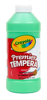 Crayola Neon Tempera Paint, Neon Green Kids Paint, 16 Ounce Squeeze Bottle