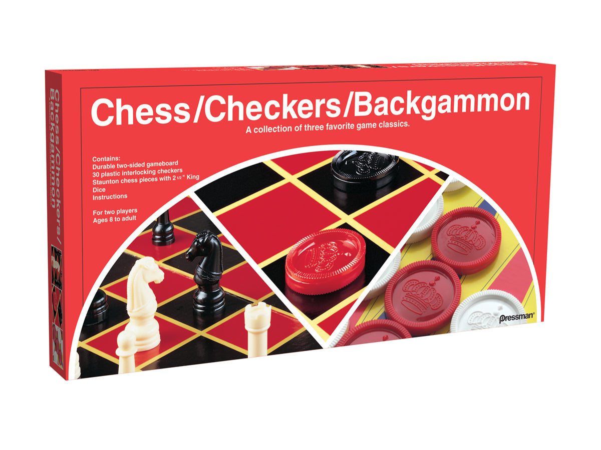 Checkers/Chess/Backgammon (Folding Board)