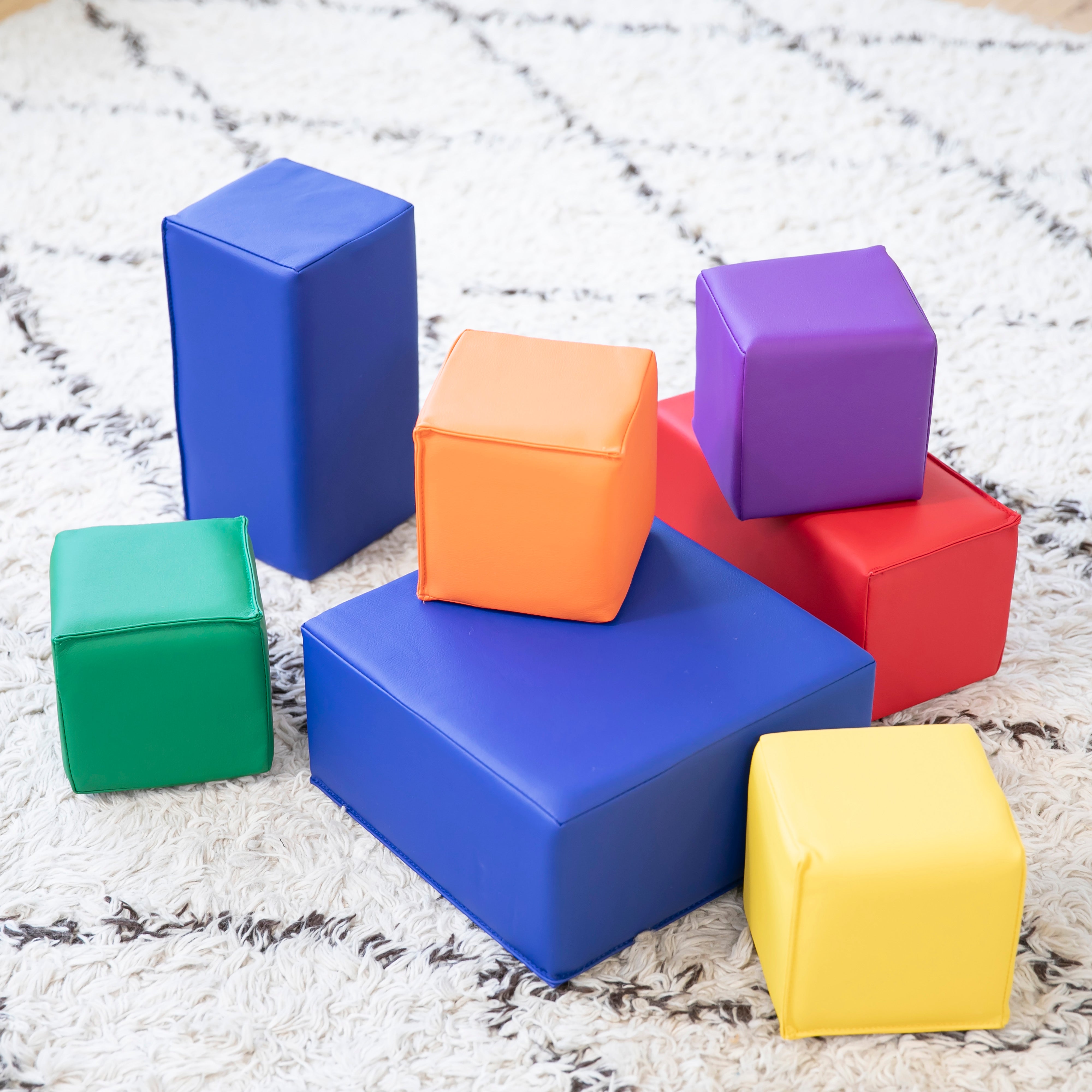 SoftZone Toddler Foam Blocks 7-Piece - Assorted