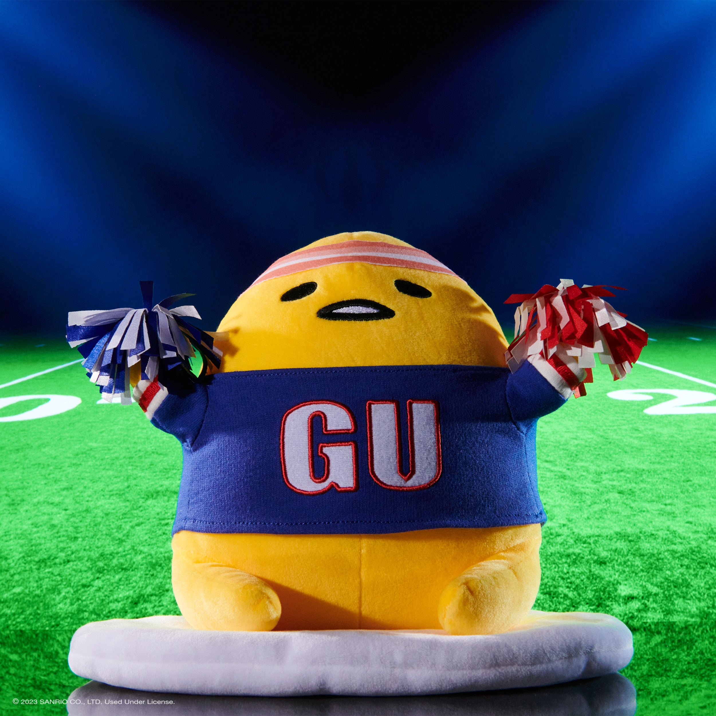 GUND Sanrio Gudetama The Lazy Egg Stuffed Animal, Sporty Gudetama Plush Toy for Ages 1 and Up, 9”