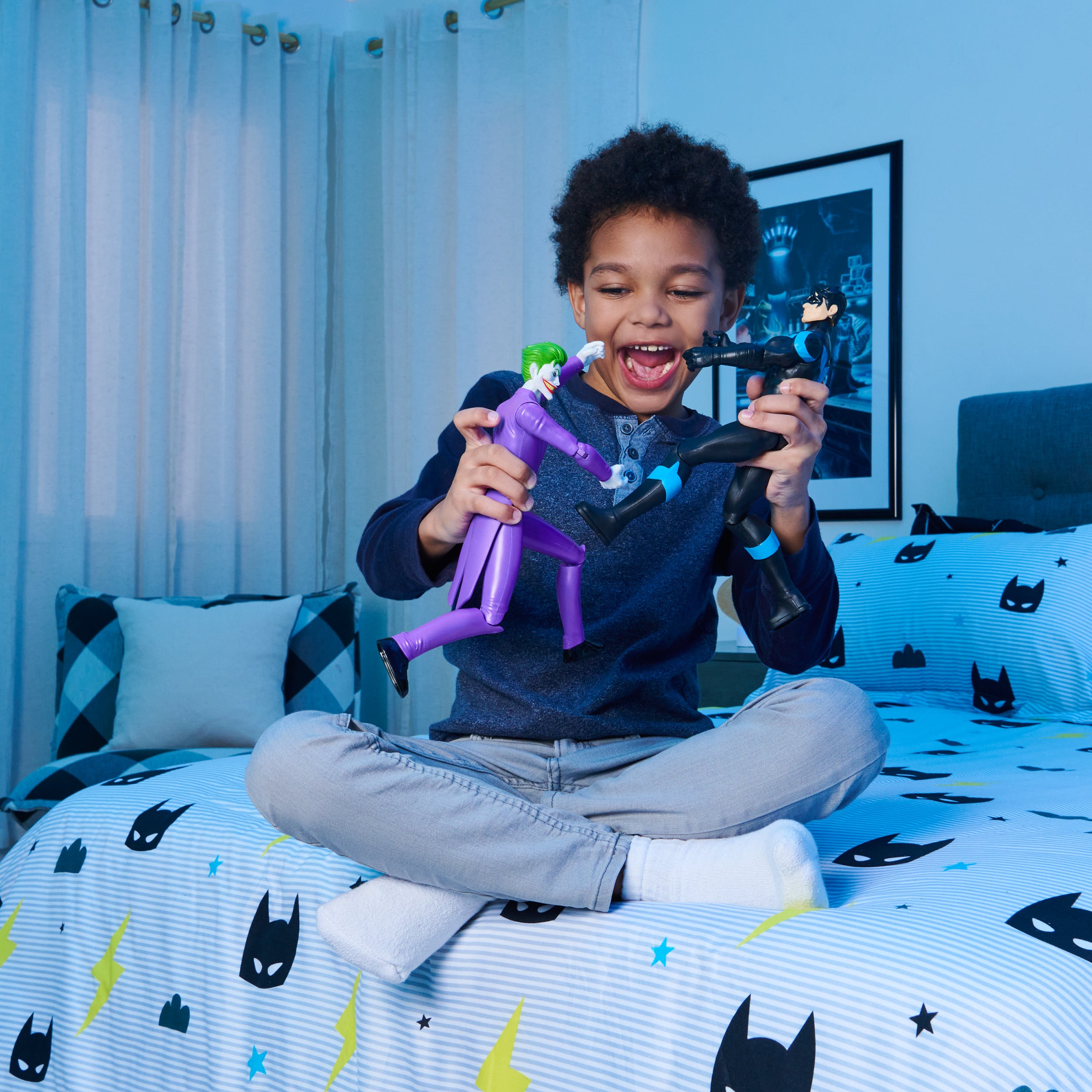 DC Comics, 12-inch The Joker Action Figure, Kids Toys for Boys and Girls Ages 3 and Up