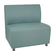 Pro Series Upholstered Connect Chair - Sky Blue Crosshatch