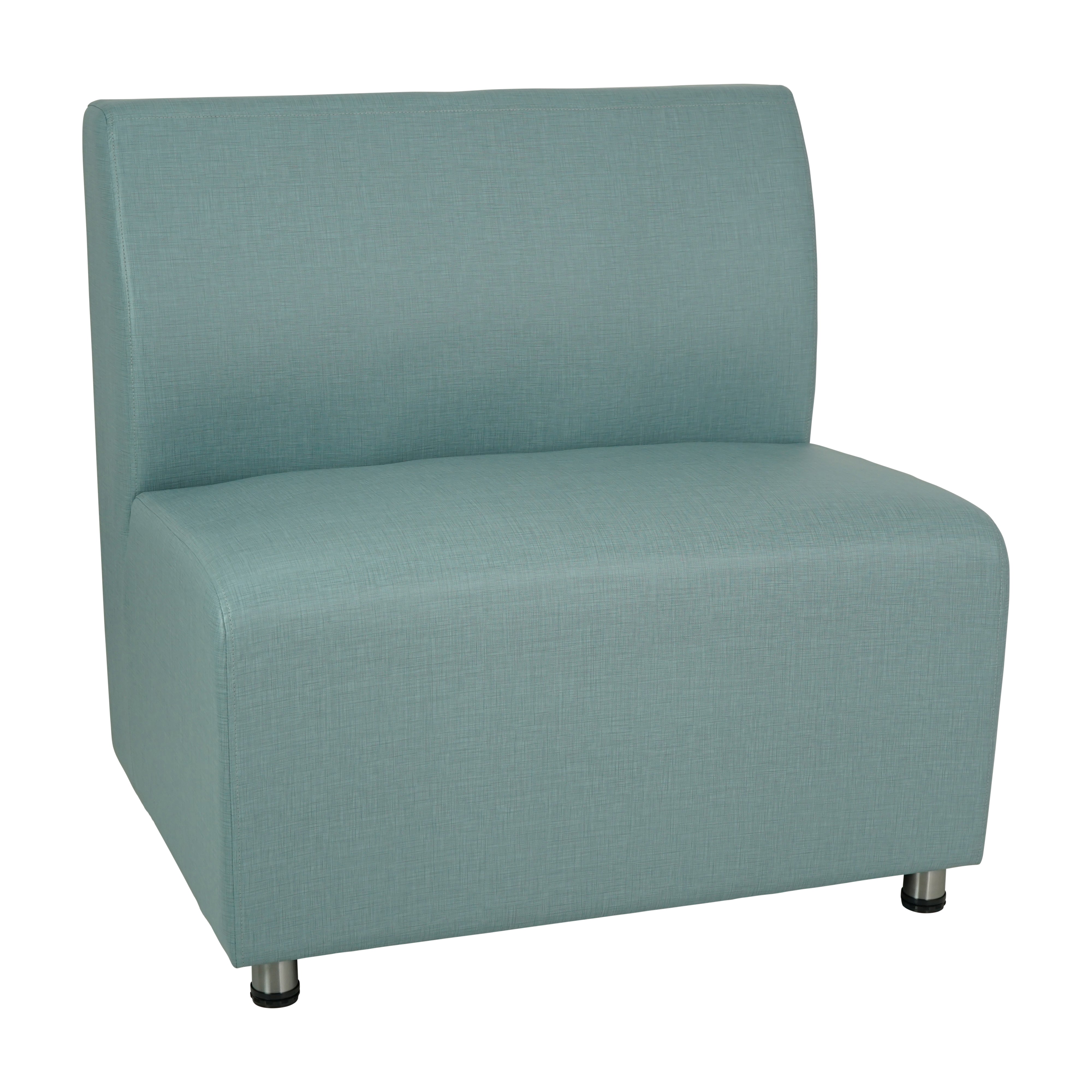 Pro Series Upholstered Connect Chair - Sky Blue Crosshatch
