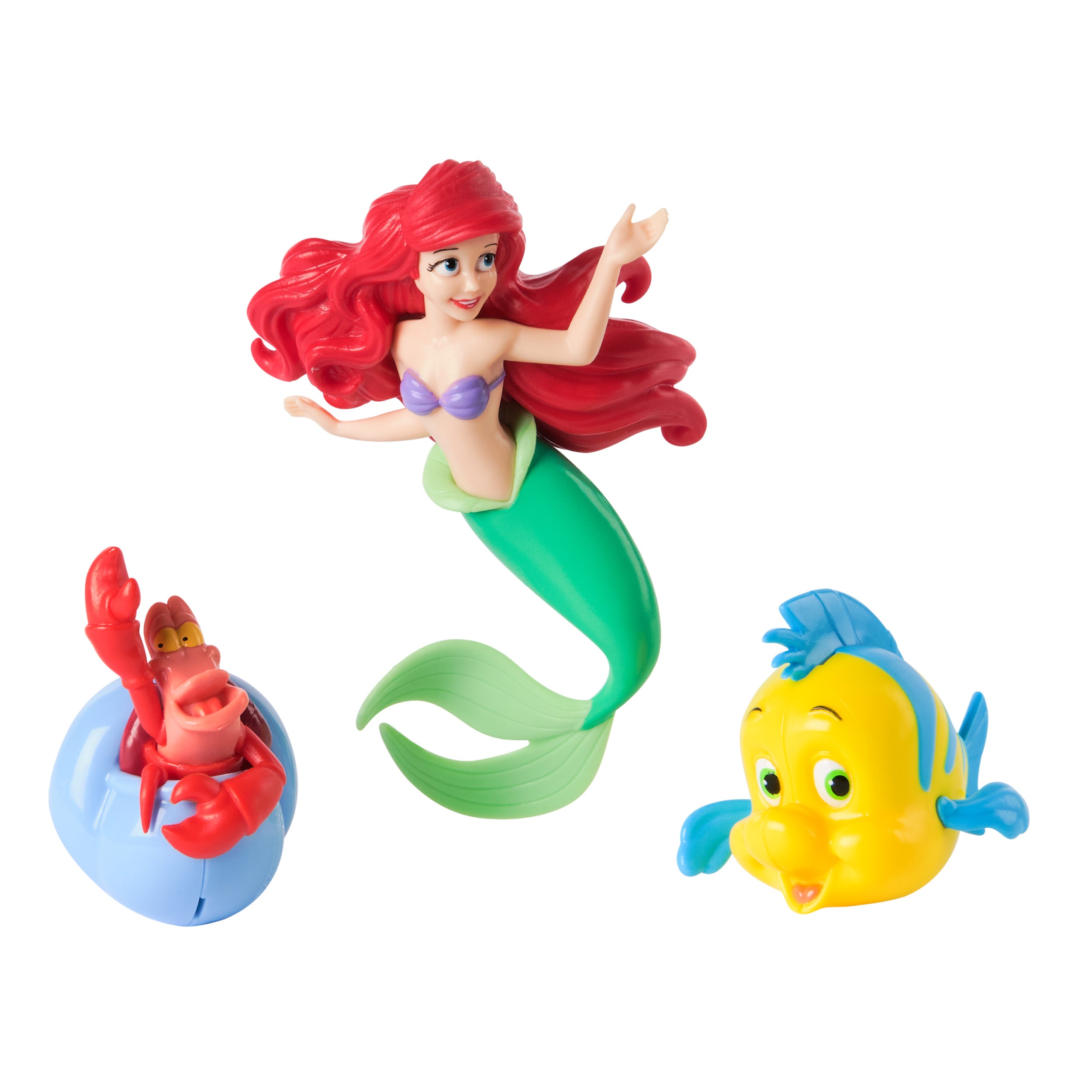 Swimways Disney Princess Ariel Dive Characters 3-Pack, Swimming Pool Accessories & Kids Pool Toys, Pool Party Supplies & Water Toys for Kids Aged 5 & Up