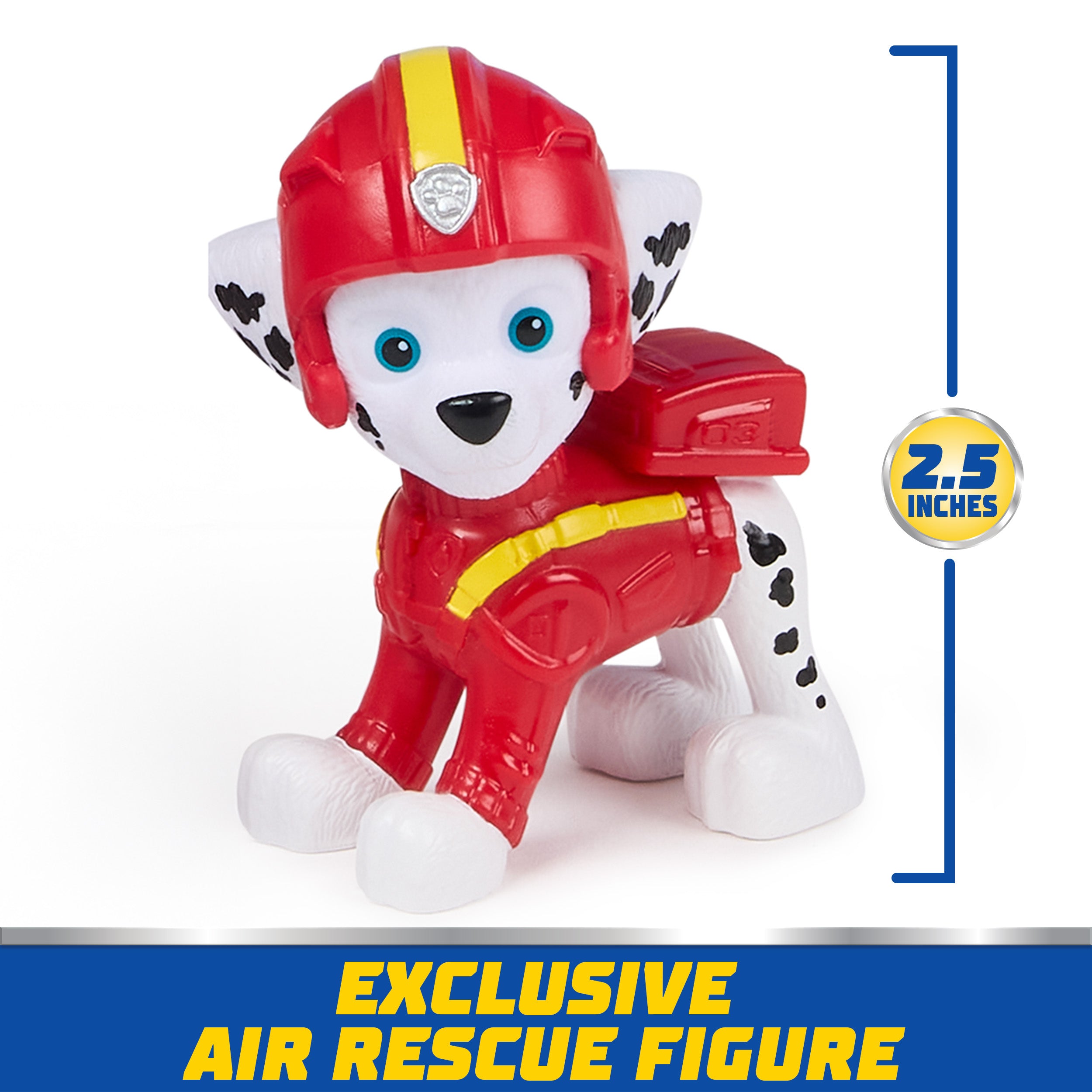 PAW Patrol: Air Rescue Marshall Action Figure & Hero Hydro Airplane Toy with Projectile Launcher & 2 Projectiles, Kids Toys for Boys & Girls Ages 3+