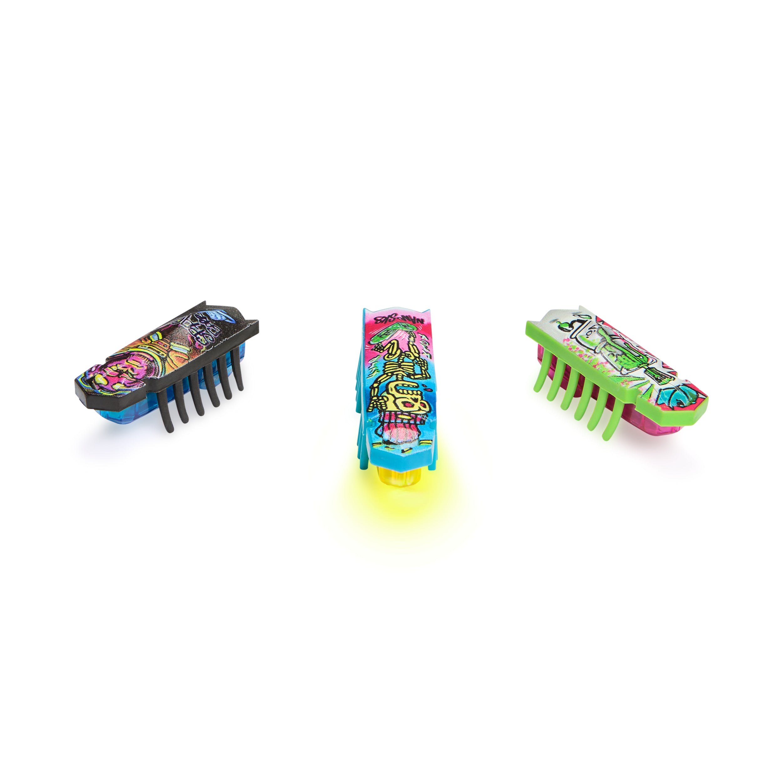 HEX BOTS Nano Land, Sensory Toys for Kids & Cats with Over 40 Pieces & 3 Nano Bots, Toy Playsets & Mini Robot Toy for Kids Ages 3 & Up, Batteries Included