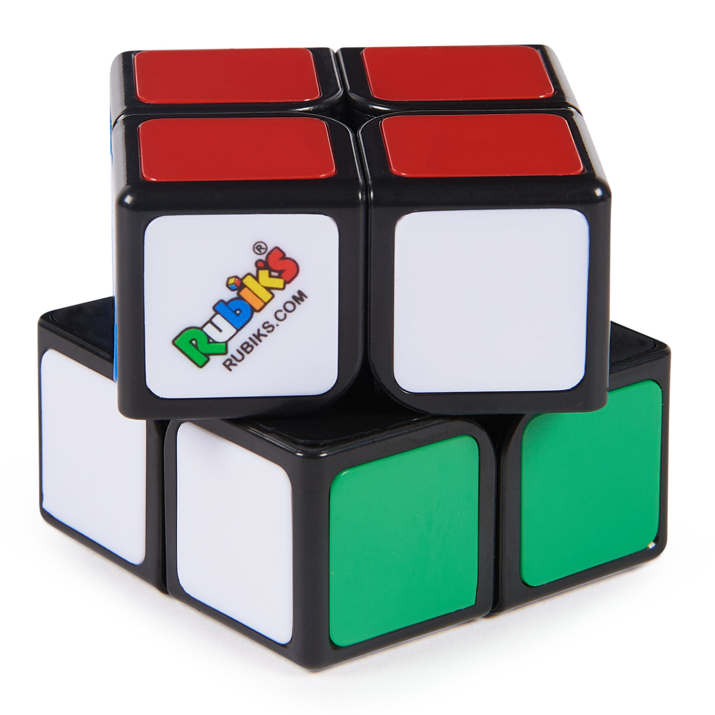 Rubik’s Cube, Tiled Trio Bundle 2x2 Mini 3x3 Cube 4x4 Master, Problem-Solving Brain Teaser, Classic Color-Matching Puzzle, Fidget Toy, Sensory Puzzle for Adults, Teens, Kids, Ages 8 & Up