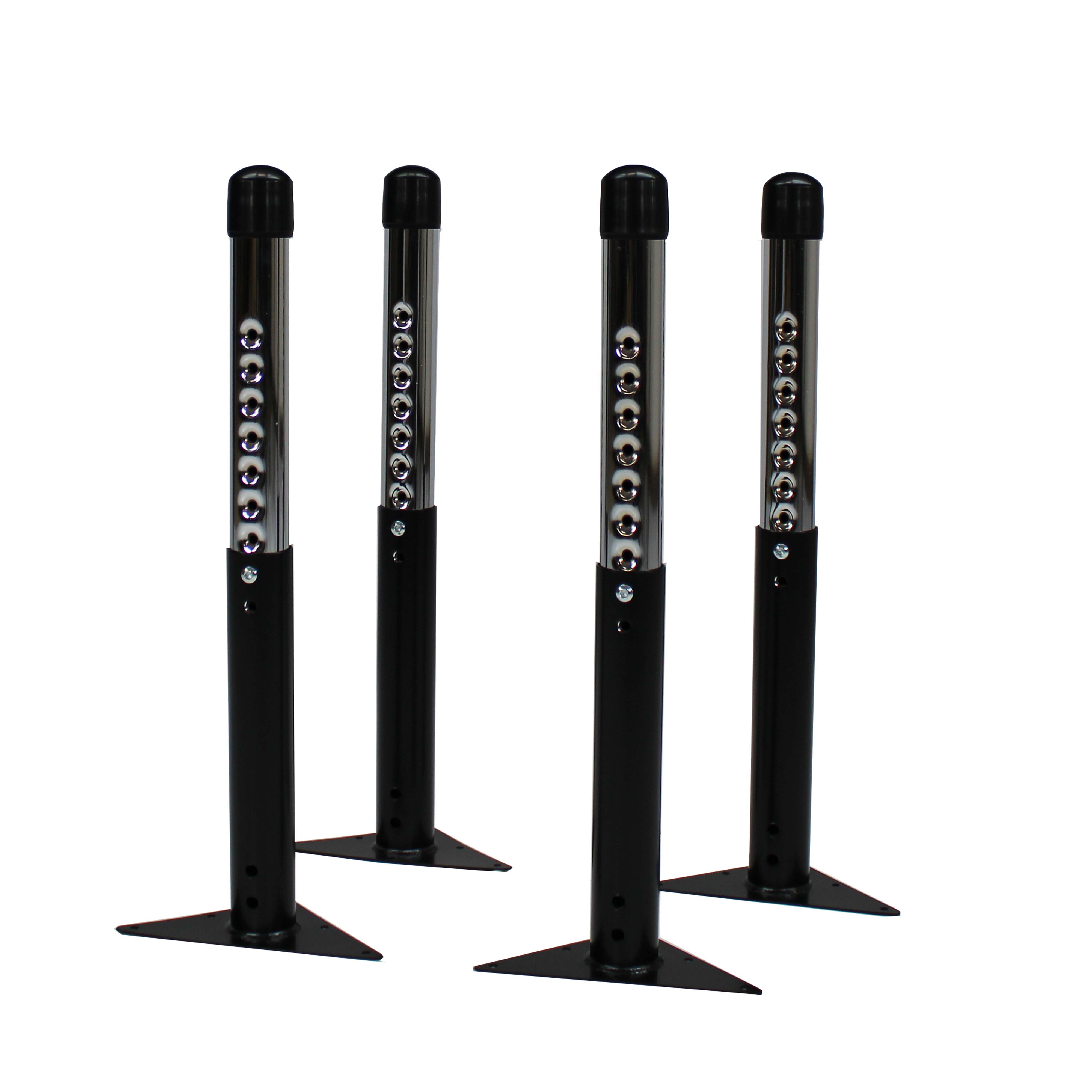 Chunky Legs for Activity Tables, 4-Piece - Black