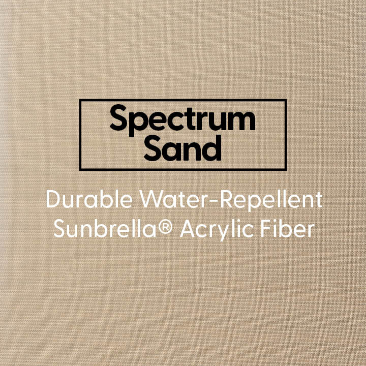 Outdoor Sofa with Sunbrella - Spectrum Sand